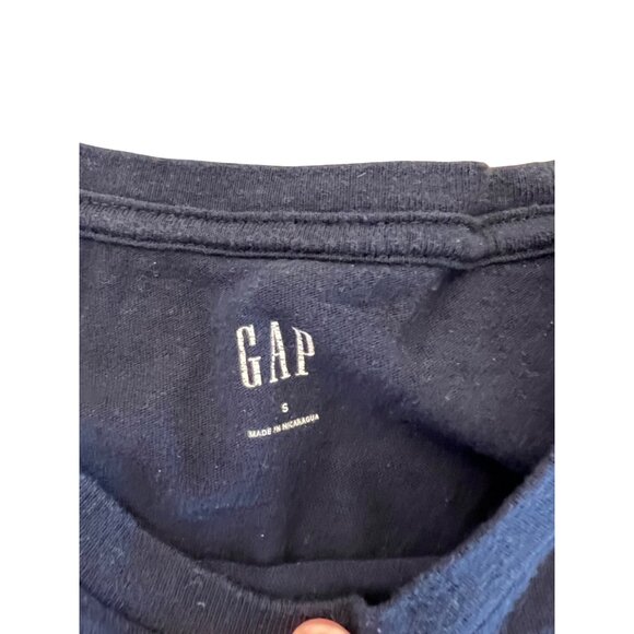 Vintage Gap Chuck E. Cheese's Navy Blue Short Sleeve Graphic Tshirt Size S - Picture 2 of 5